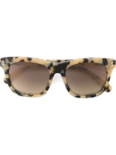 солнцезащитные очки с леопардовым принтом   Stella Mccartney Eyewear