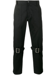 брюки с пряжками на коленях Comme Des Garçons Shirt