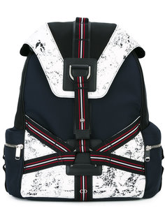 трехцветный холщовый рюкзак Dior Homme