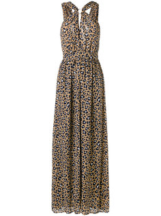 вечернее платье с леопардовым принтом Michael Michael Kors