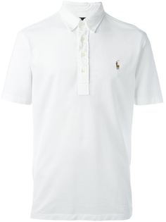 футболка-поло с вышитым логотипом Polo Ralph Lauren