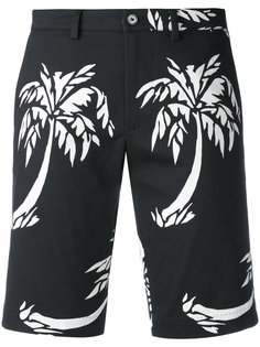 шорты с рисунком в виде пальм Dolce & Gabbana