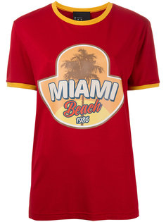 футболка с принтом Miami Beach N Duo