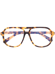 солнцезащитные очки в оправе с эффектом черепашьего панциря Stella Mccartney Eyewear