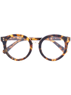 tortoiseshell round glasses Stella Mccartney Eyewear