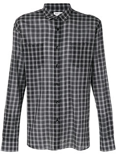 клетчатая рубашка Saint Laurent