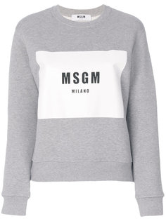 джемпер с логотипом  MSGM