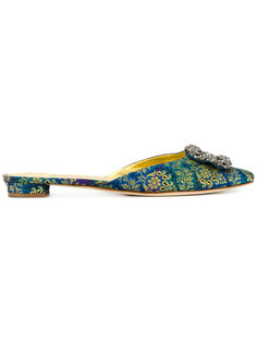 парчовые мюли Hangisi Manolo Blahnik