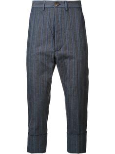укороченные полосатые брюки Vivienne Westwood Man