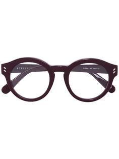 очки в круглой оправе Stella Mccartney Eyewear