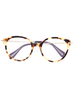 оптические очки в круглой оправе Miu Miu Eyewear