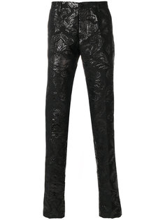 paisley pattern trousers Christian Pellizzari