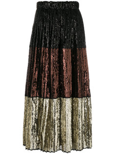 полосатая юбка с пайетками Nº21