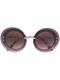 classic round sunglasses Miu Miu Eyewear