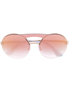 mirrored round sunglasses Prada Eyewear