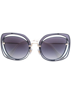 classic square sunglasses Miu Miu Eyewear