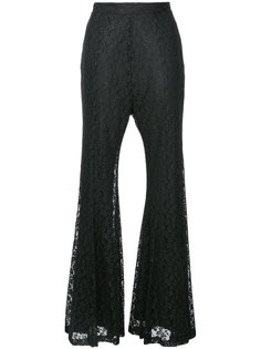 foiled lace flared pants G.V.G.V.