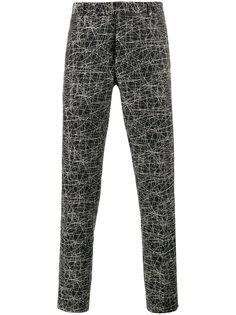 классические брюки с принтом каракуль Dior Homme
