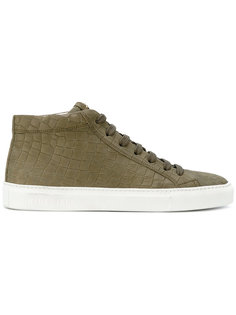 crocodile embossed hi-top sneakers Hide&Jack Hide&Jack