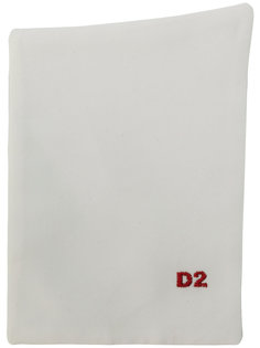 D2 embroidered pocket square Dsquared2