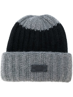 ribbed beanie hat Dsquared2