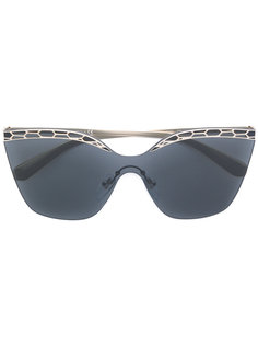 half frame cat eye sunglasses Bulgari