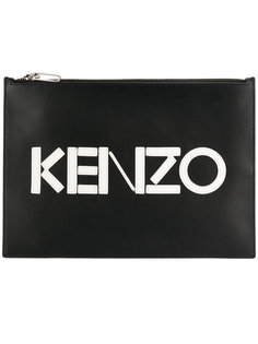 logo applique clutch Kenzo