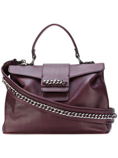 chain-trimmed tote bag Casadei