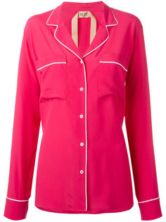 рубашка с контрастной окантовкой Nº21