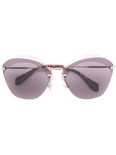 tinted cat-eye sunglasses Miu Miu Eyewear