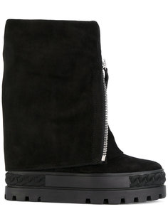 zipped snow boots Casadei