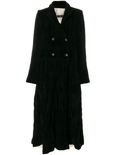 длинное двубортное пальто Uma Wang