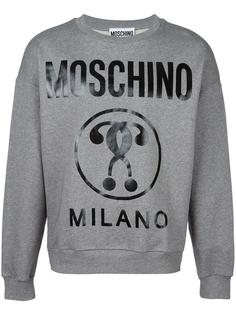 толстовка с логотипом Moschino