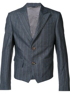 укороченный полосатый пиджак Vivienne Westwood Man