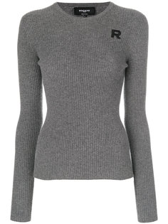 свитер в рубчик с круглым вырезом  Rochas