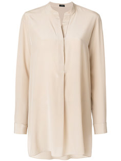 блузка на пуговицах с круглым вырезом  Joseph