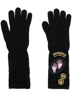 перчатки с нашивками Sonia Rykiel