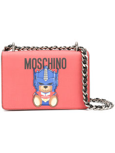 сумка через плечо с медведем-трансформером Moschino
