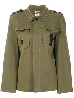 embroidered detail jacket History Repeats