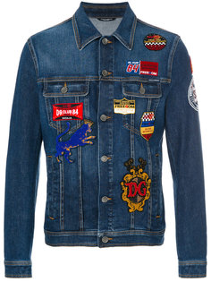 джинсовая куртка с заплатками Dolce & Gabbana