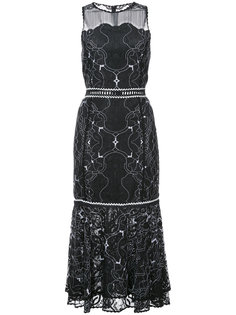 кружевное приталенное платье Jonathan Simkhai