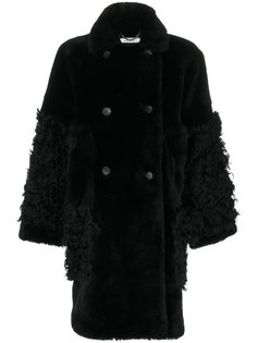 double breasted fur coat Desa Collection