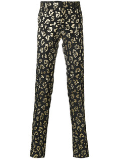 animal pattern trousers Christian Pellizzari