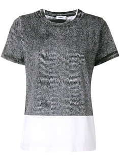 футболка с контрастной отделкой  Jil Sander