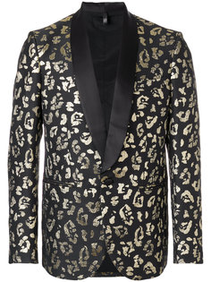 animal pattern suit blazer Christian Pellizzari