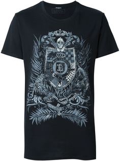 футболка с принтом  Balmain