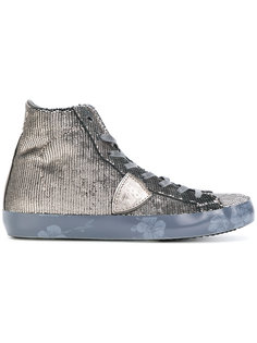 sequin embellished hi-top sneakers Philippe Model