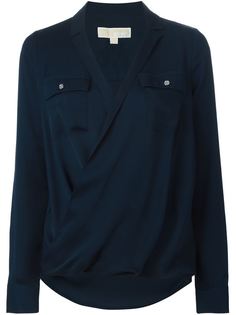 блузка с двумя нагрудными карманами Michael Michael Kors