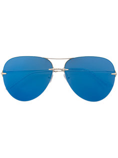 tinted aviator sunglasses Christopher Kane Eyewear