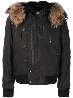 fur trim biker jacket  Pihakapi